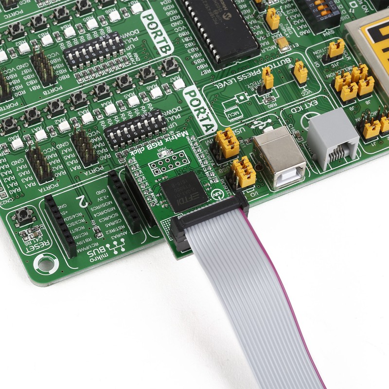 Matrix RGB click – 16x32 RGB LED matrix driver